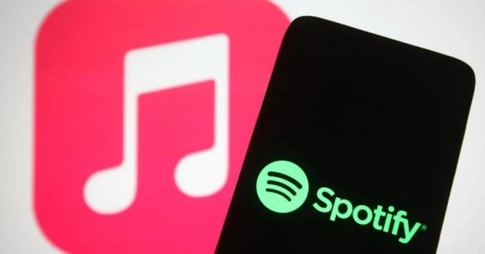 Comparaison des bibliothèques de chansons d'Apple Music et Spotify Premium-1